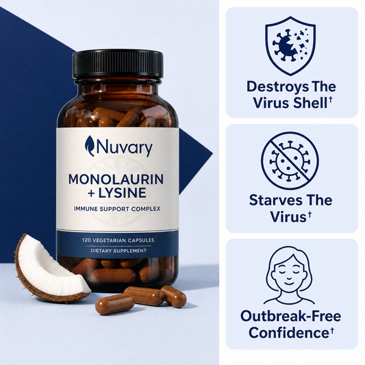 Nuvary® Monolaurin + Lysine Capsules