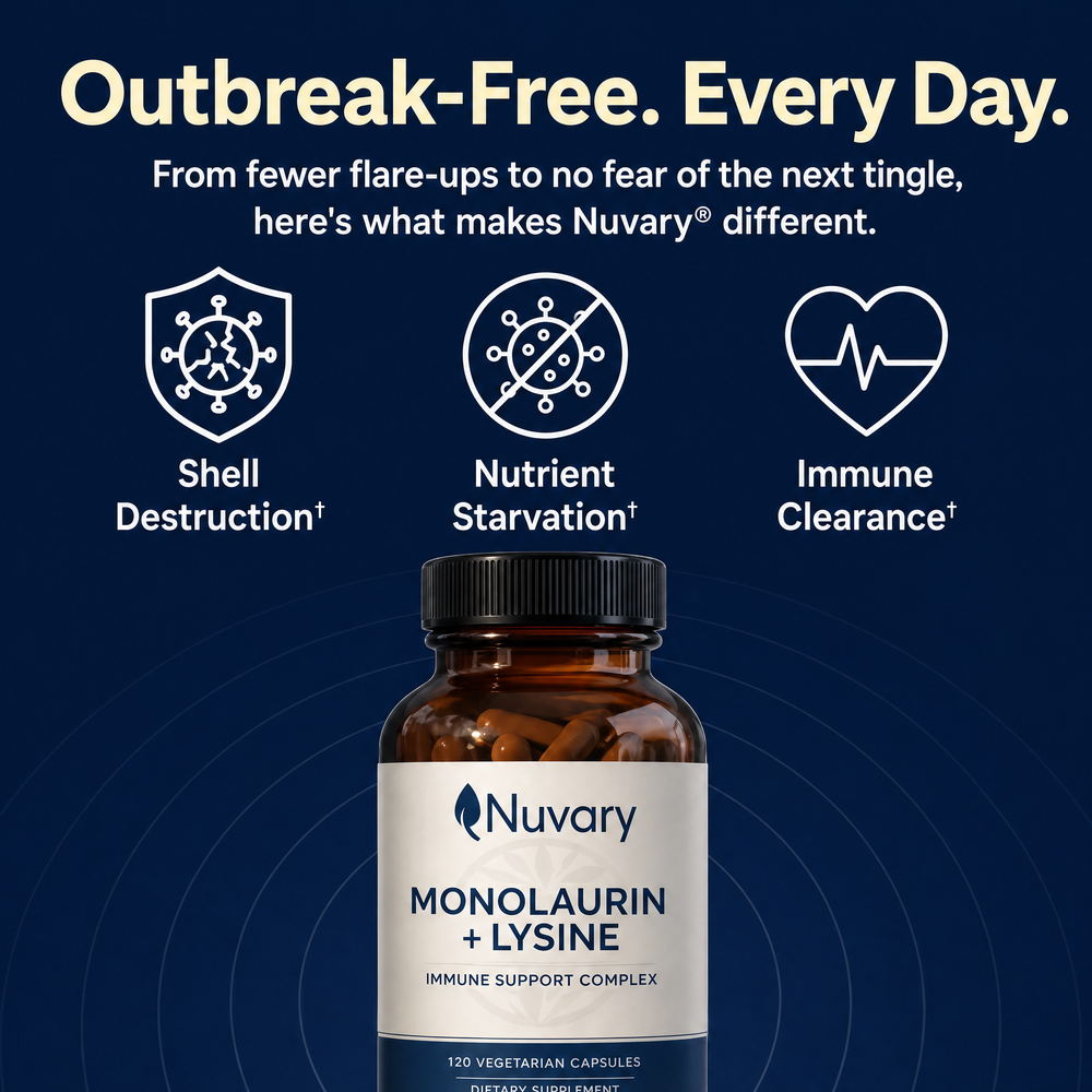 Nuvary® Monolaurin + Lysine Capsules