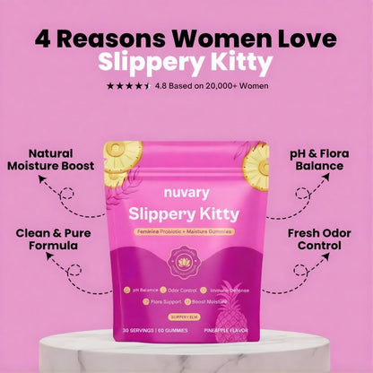 Slippery Kitty Feminine Probiotic + Moisture Gummies™