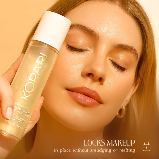nuvary SPF 50 spray for sun protection & makeup setting